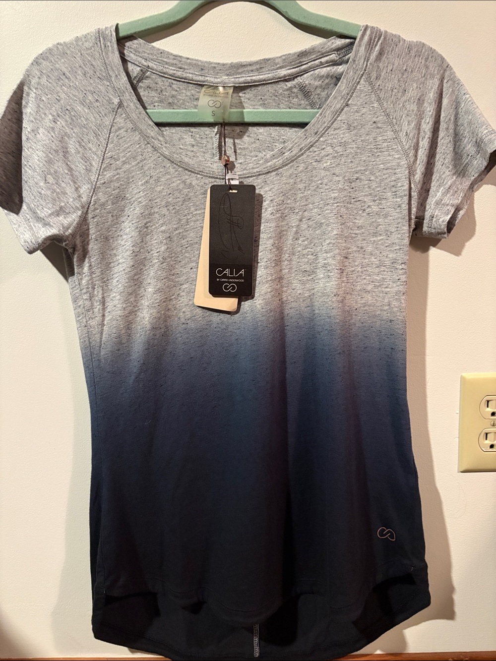 Calia Women's Grey to Navy Ombre Tee